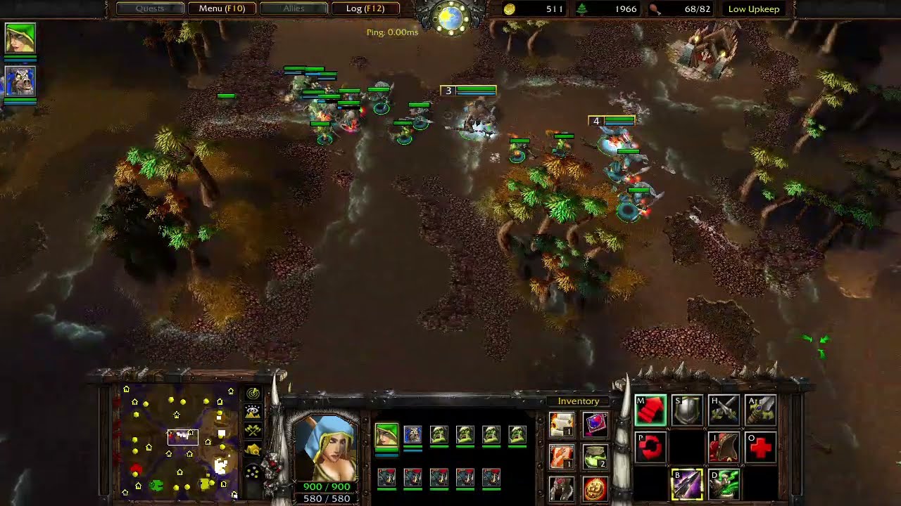 W3: The Crossroads, Orc x 2 x 2 x 2 (Insane CPU)