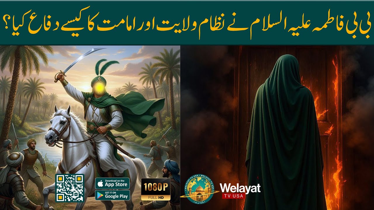 How did Bibi Fatima (A.S.) defend the system of Wilayat and Imamat?