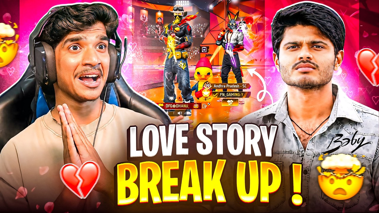 🔥 BREAK UP LOVE STORY 😭 | 2 GIRLFRIENDS CHEATED ON ME 💔 | FREE FIRE IN TELUGU #dfg #freefire