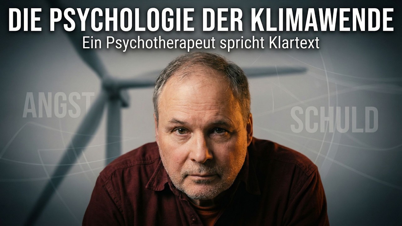 Die Psychologie der Klimaagenda - Ein Psychotherapeut spricht Klartext!