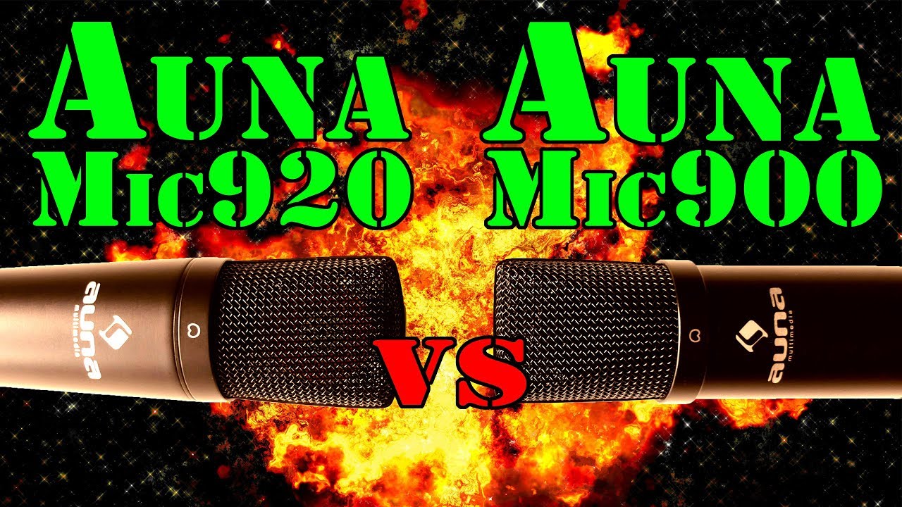 Auna Mic 900 v.s.  Auna Mic 920: 5 Gründe dafür / dagegen!