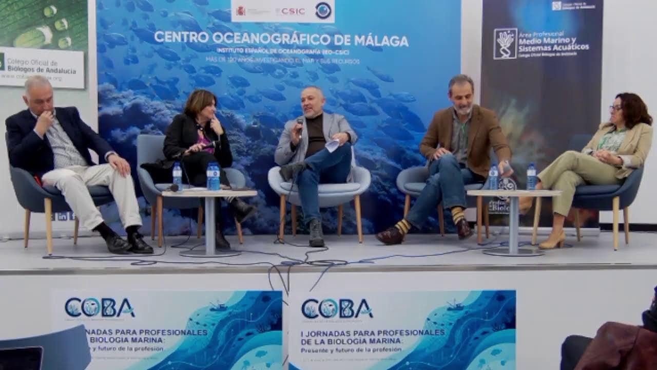 i JORNADAS PARA  PROFESIONALES DE LA BIOLOGÍA MARINA