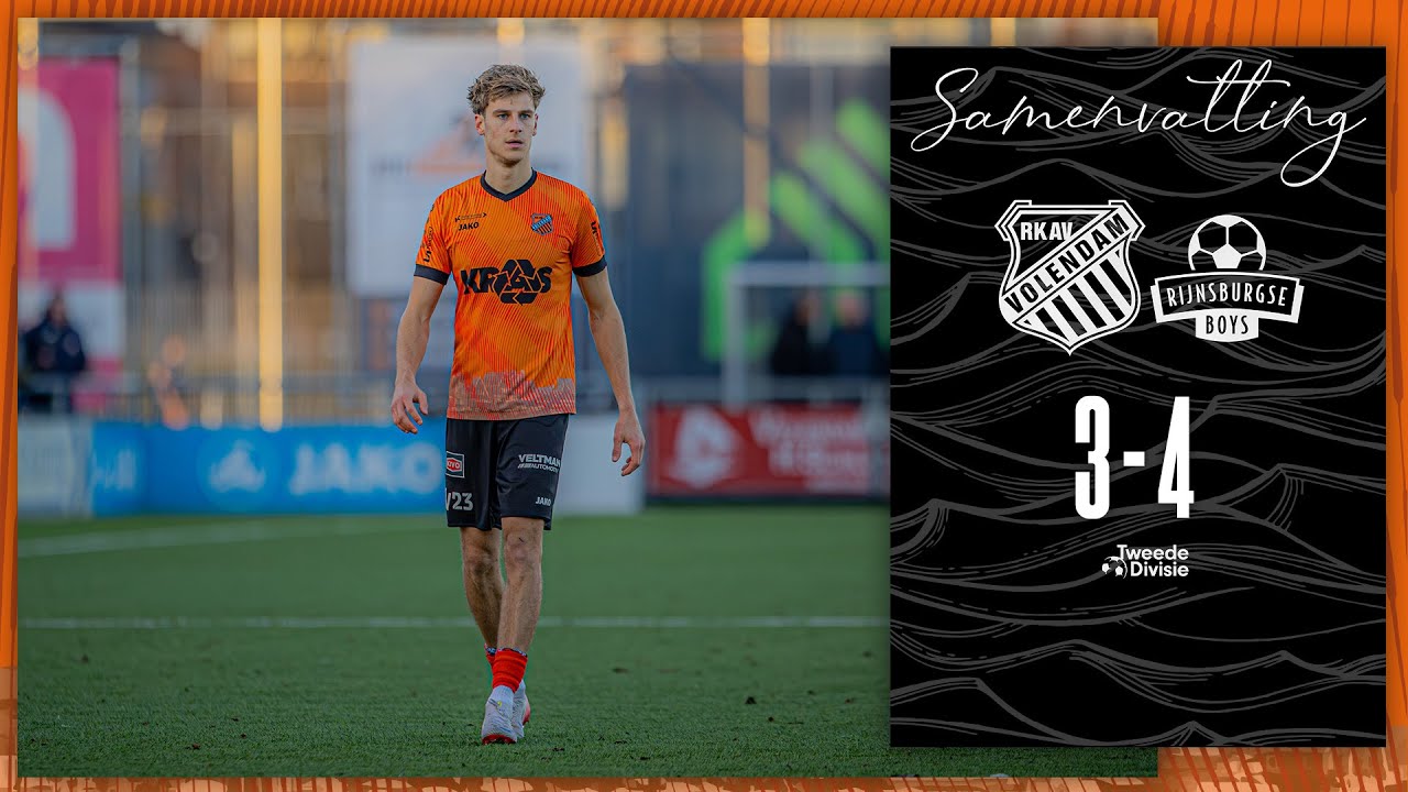 😣 Die dekselse slotfase... | Samenvatting RKAV Volendam - Rijnsburgse Boys: 3 - 4 (2025-2026)