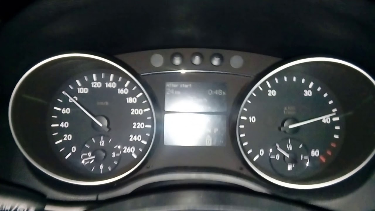 Mercedes ML 320 CDI acceleration 0 - 100