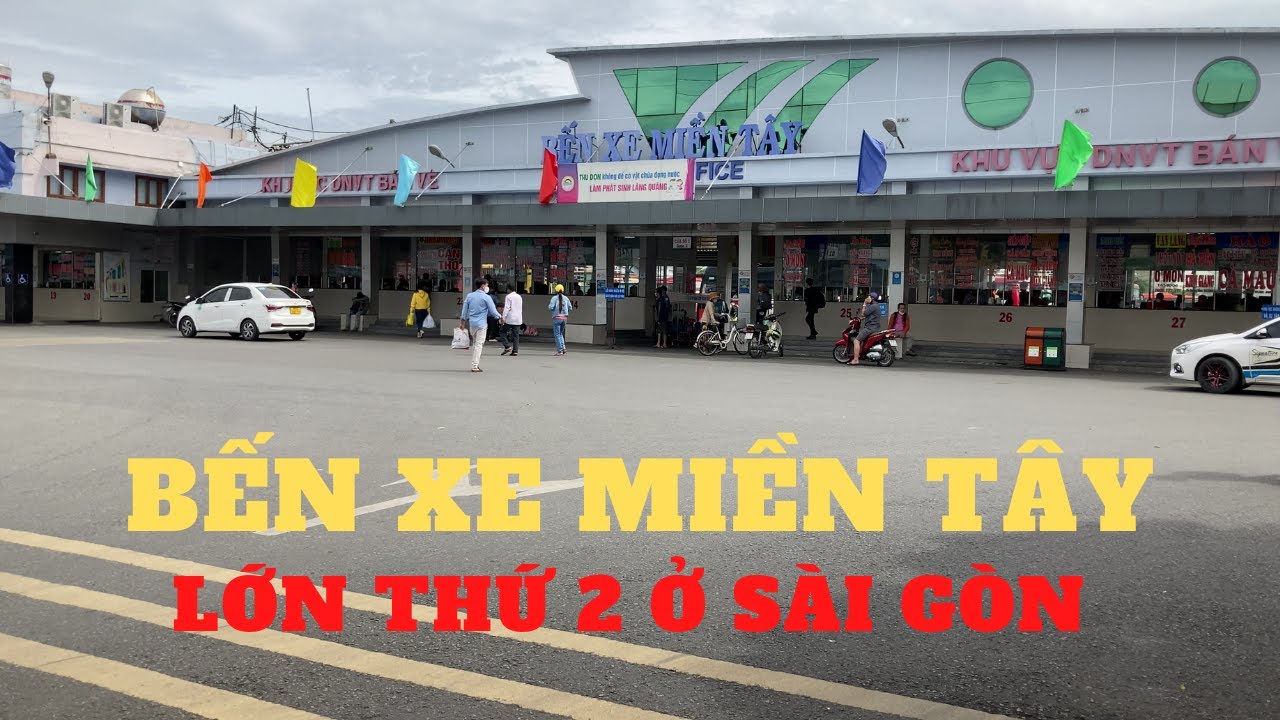 Bến xe Miền Tây lớn thứ 2 của cả nước