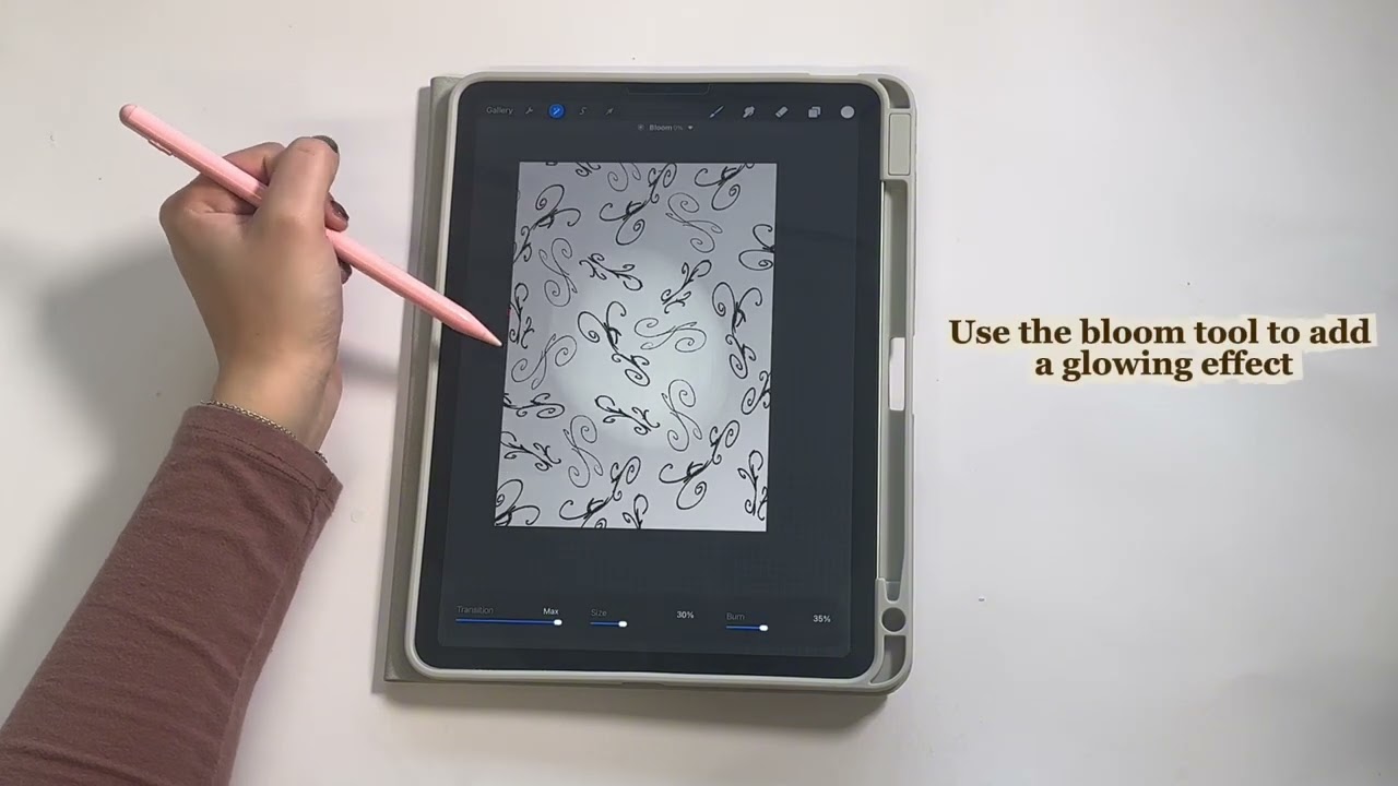 Create patterns using Procreate