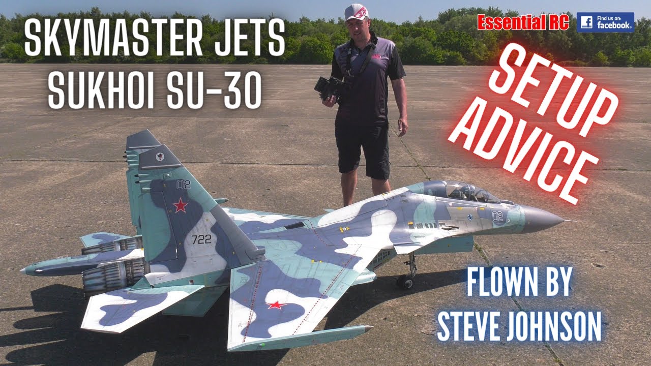 SPECTACULAR Skymaster SU-30 Twin Turbine RC Jet | SETUP ADVICE from Owner/Pilot Steve Johnson