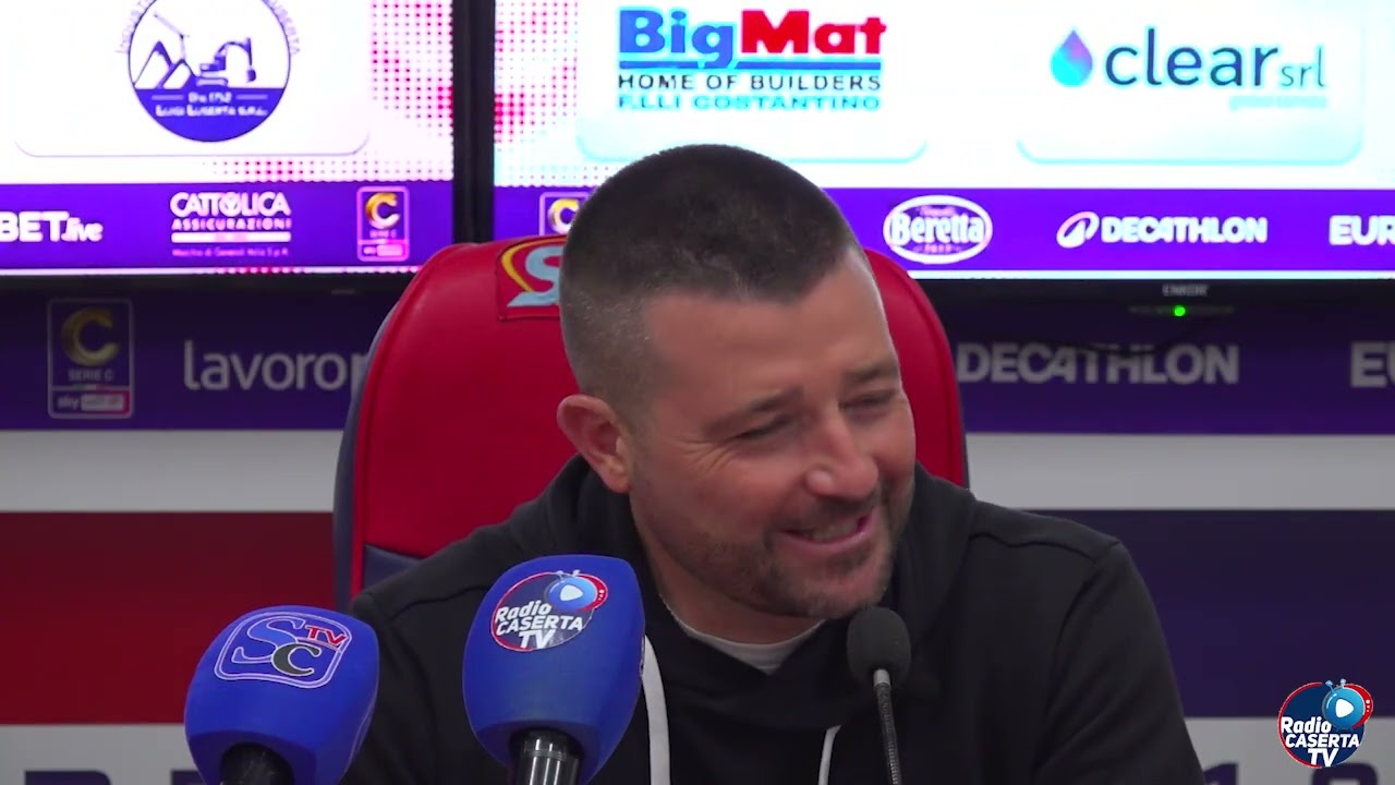 Catania-Casertana, il pre gara di mister Coppitelli