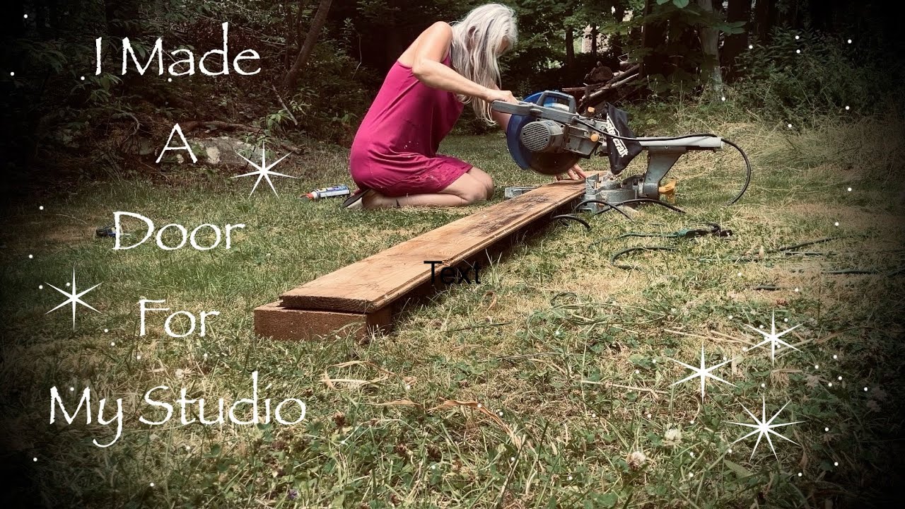 Making a door for my studio * Experiencing crazy weather * Sketching * Sunsets and walks * Cat love