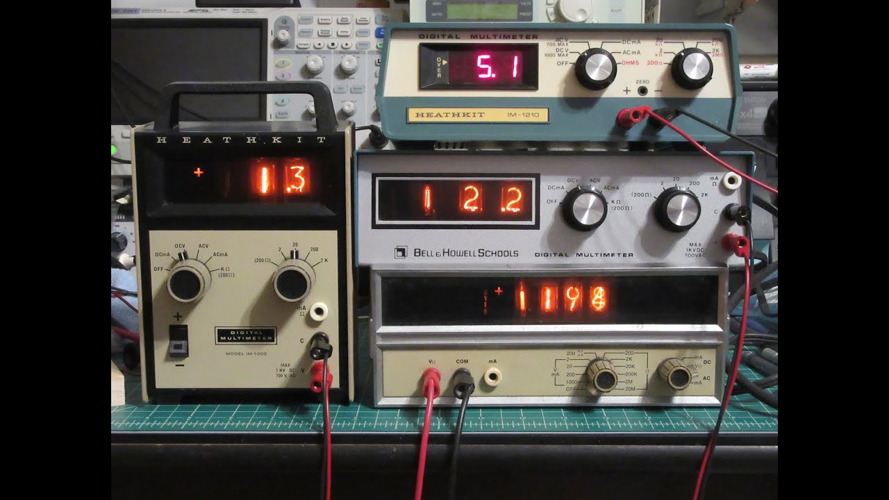 Heathkit's Early Digital Multimeters (DMMs)