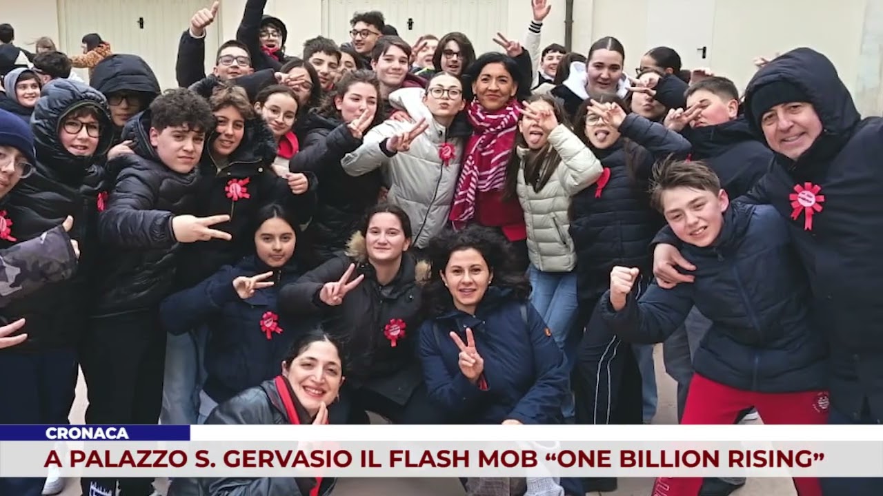 ATTUALITÀ. A PALAZZO S. GERVASIO IL FLASH MOB “ONE BILLION RISING”