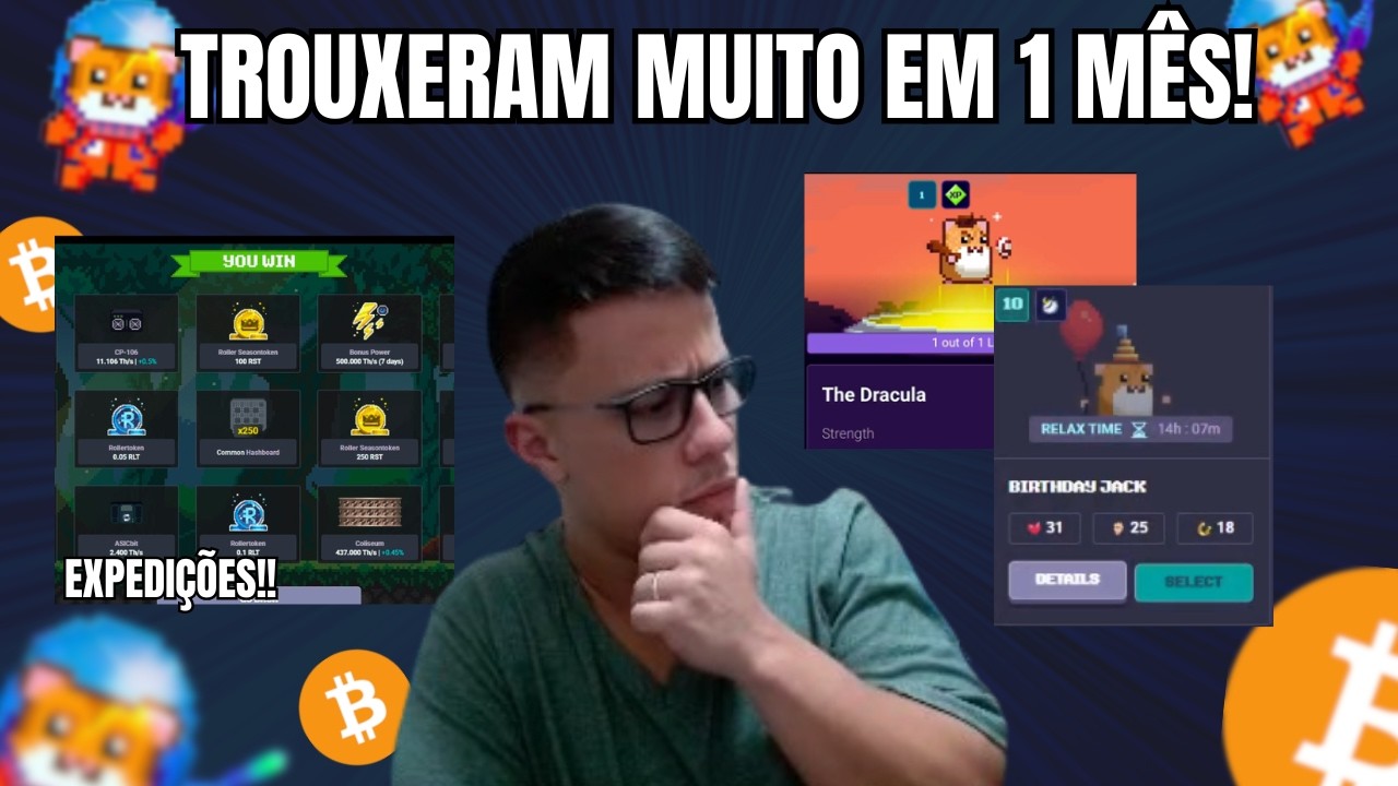 Coloquei meus ratos 30 DIAS pra trabalhar e Olha no que DEU! - RollerCoin