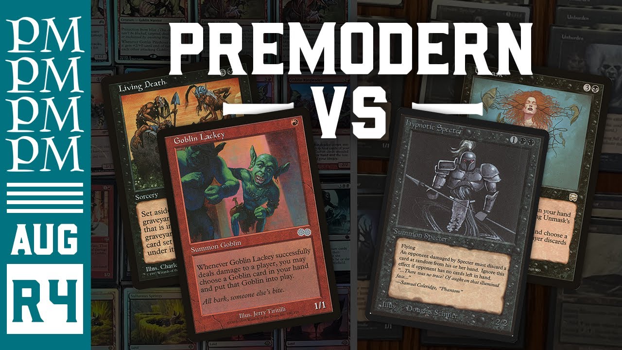 RB Goblins против Black Control — Раунд 4 — Турнир Premodern MTG, август