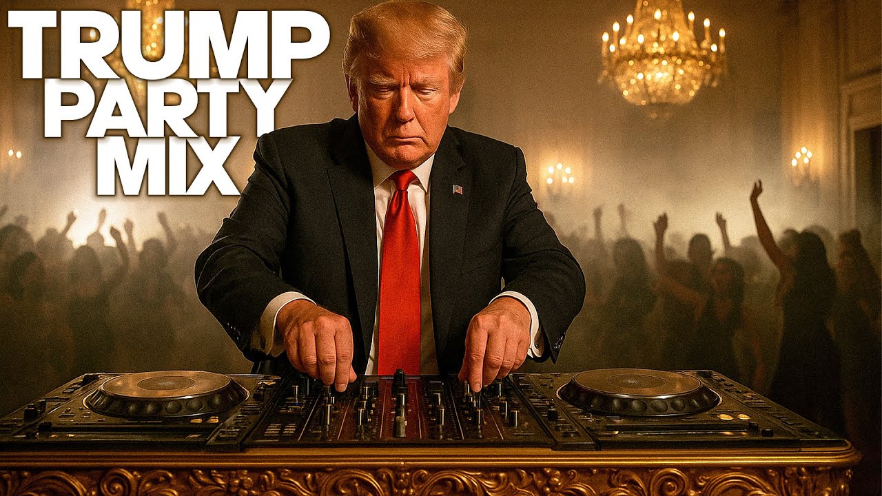 DONALD TRUMP MINIMAL TECHNO MIX 2025 | WHITE HOUSE RAVE PARTY | AI CINEMATIC