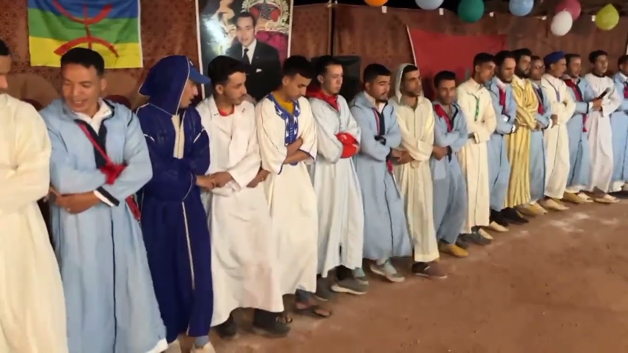 أحواش بقرية إمينوارك أيت مكون الأطلس الكبير بحضور مجموعة الأحباب