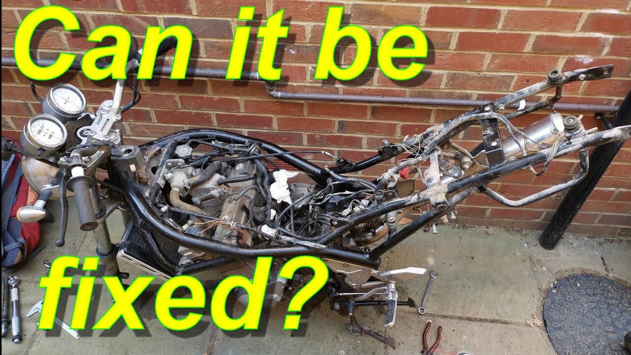Suzuki Bandit restoration Part #1 How bad is it