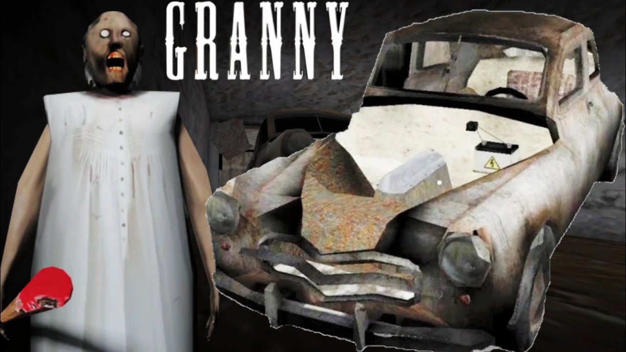 CAR ESCAPE FROM GRANNY HOUSE || Granny Game Horror Escape Gameplay || Granny Day-5 || KRISH 100K ||
