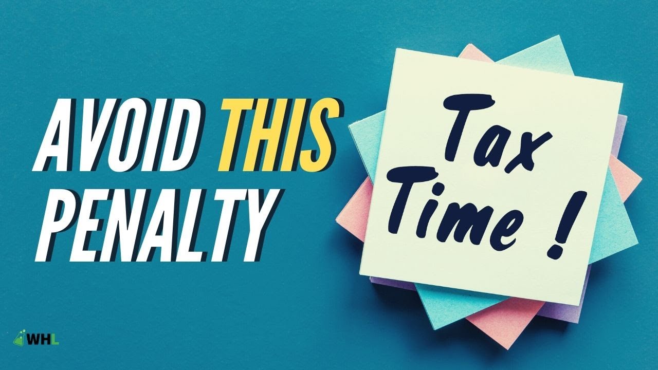 Don't Miss IRS Tax Deadline (avoid this stupid penalty)