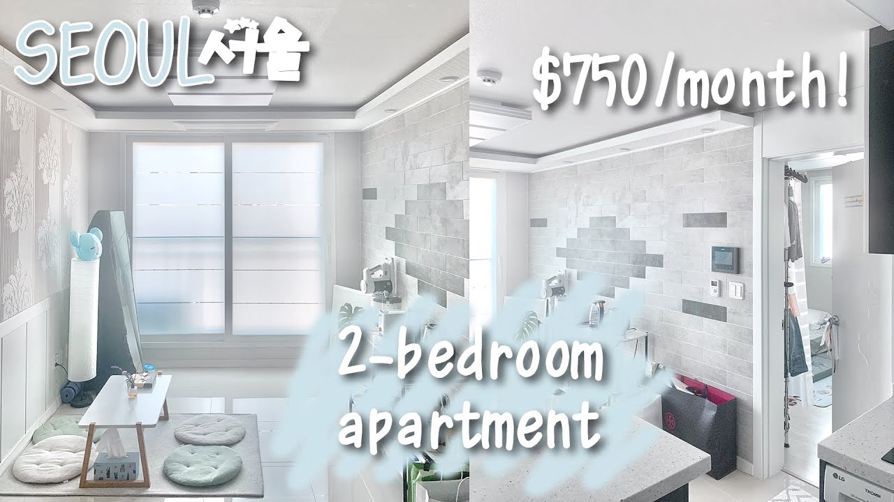 Seoul | Two-Bedroom Apartment (just $750/month!) | room tour