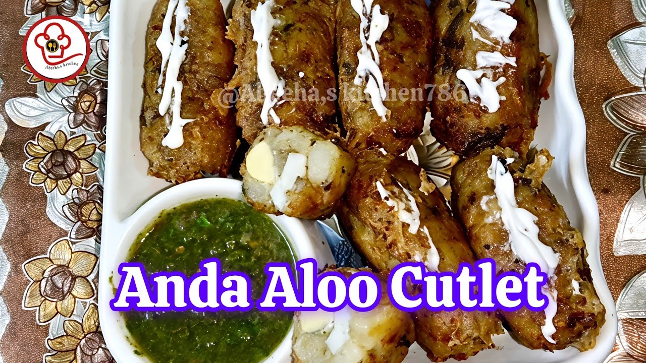 New Egg Cutlets😋- Iftaar Special Recipe | I Ande Aloo Ke Cutlet Ki Zabardast Recipe by Abeeha ❤️
