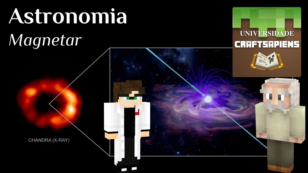 Aula no Mincraft - Astronomia: Magnetares (Estrelas de Nêutrons)