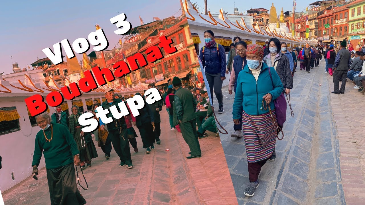 Peregrinaje Budista a Nepal | Vlog 3 Walking at Boudhanath stupa | Tranquidad absoluta