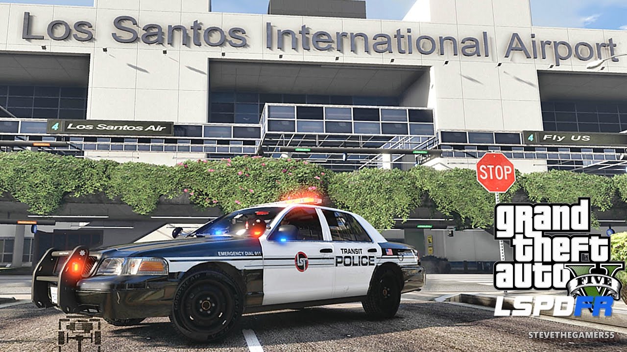 GTA 5 LSPDFR 0.3.1 - EPiSODE 311  - LET'S BE COPS - AIRPORT PATROL (GTA 5 PC POLICE MODS)
