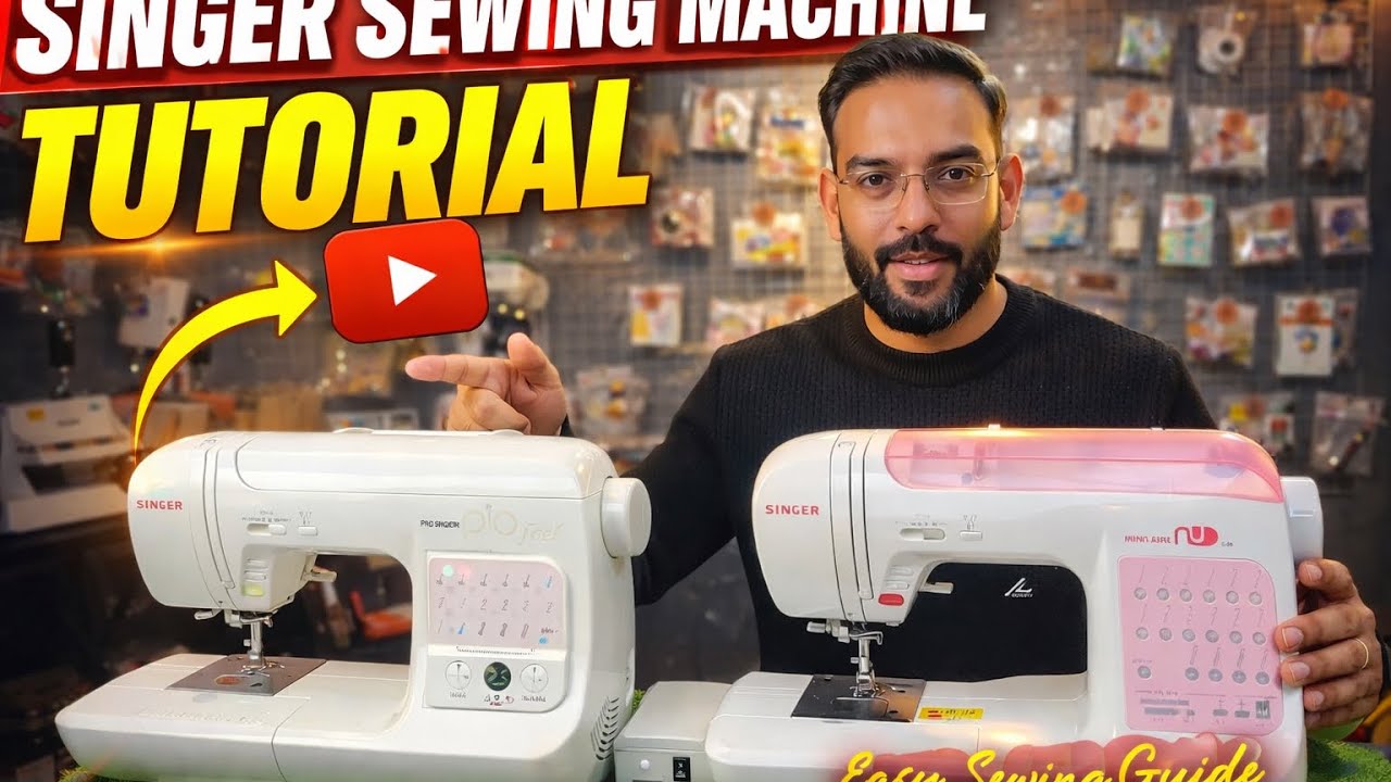 Sewing machine tutorial | singer imported sewing machine  monami nu pia