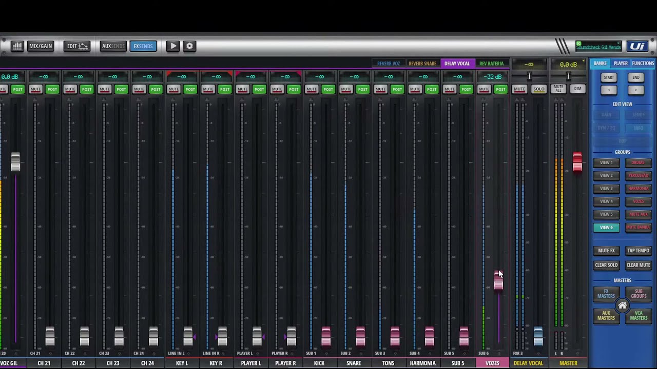 Gil Mendes ( Mixagem na Soundcraft UI24R )