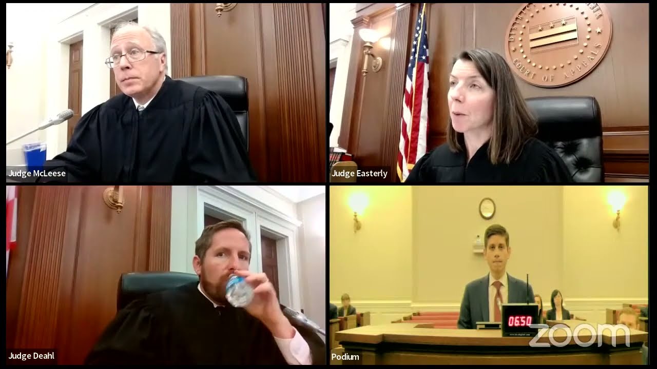 D.C. Court of Appeals Oral Arguments-  May 9, 2023