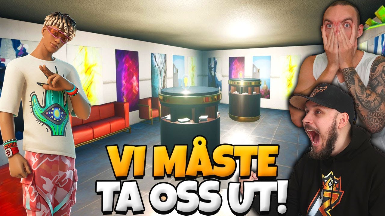 VI MÅSTE TA OSS UT FRÅN ETT GIGANTISKT RUM I FORTNITE