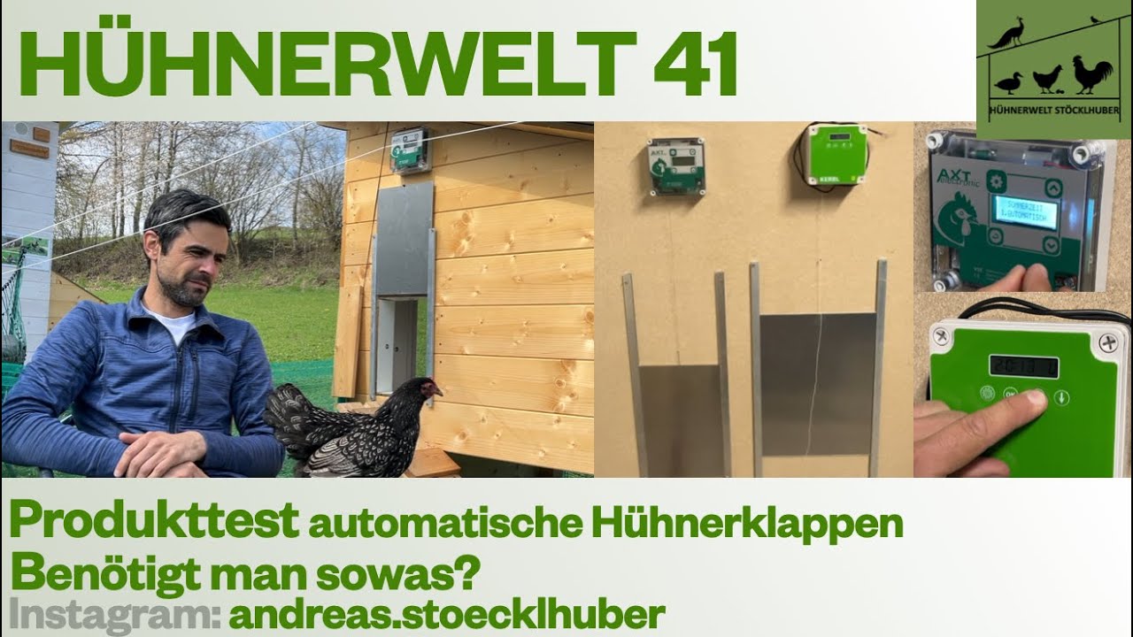 Hühnerwelt 41 Benötigt man sowas? inkl. Montage Tipps - Produkttest Hühnerklappe