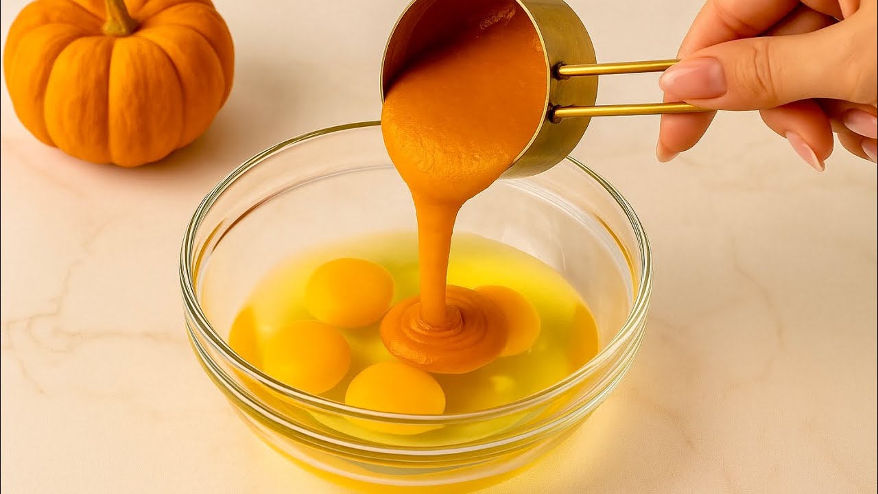 Pumpkin & Eggs! My Favorite Pumpkin Desserts in 15 Minutes! No Sugar!