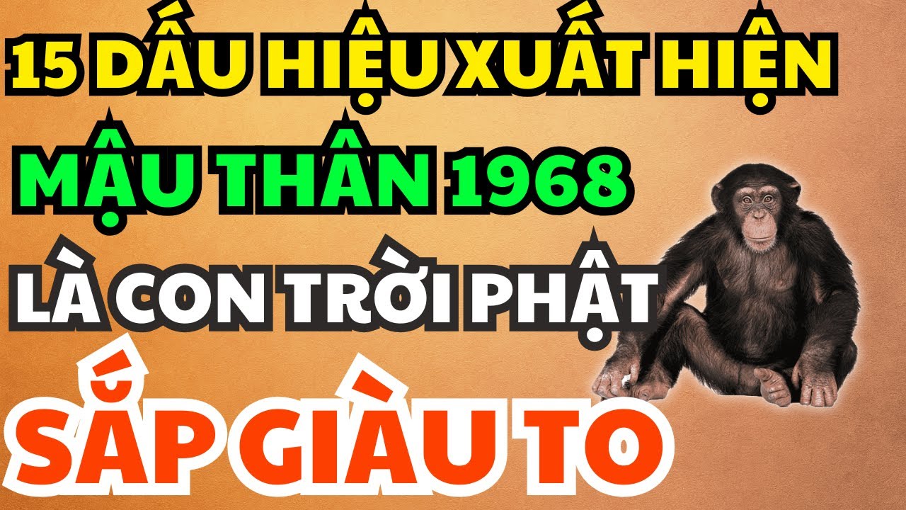 15 Dấu Hiệu Chứng Tỏ Mậu Thân 1968  Đã Tu Tâm, Tích Đức Từ Kiếp Trước Kiếp Này Hưởng Phước Trời Ban!