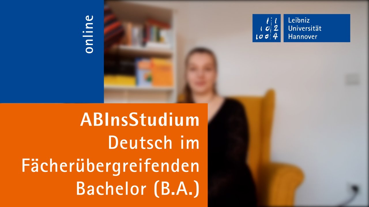 Deutsch im FüBa an der Universität Hannover - Larissa, Daniel und Katja erzählen von ihrem Studium
