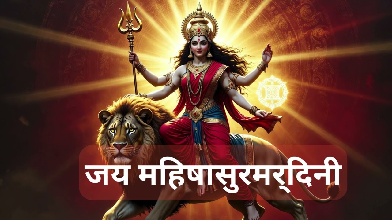 श्री महिषासुरमर्दिनी  आदि शक्ति भजन 1