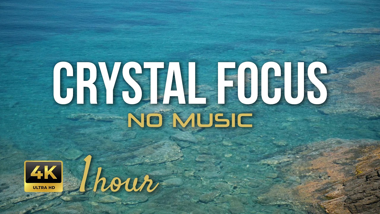 1 Hour Deep Focus — Crystal Clear Ocean | immersive Sea Ambience (No Music)06 05 gr seawater 1h++