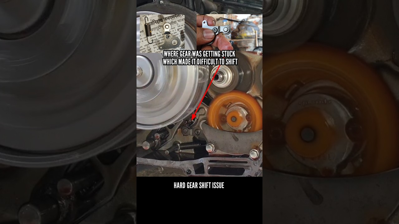 HARD CLUTH GEAR SHIFTING AND GEAR STUCK PROBLEM #bikerepair #motorcycle #bike #BIKELOVERS #motovlog
