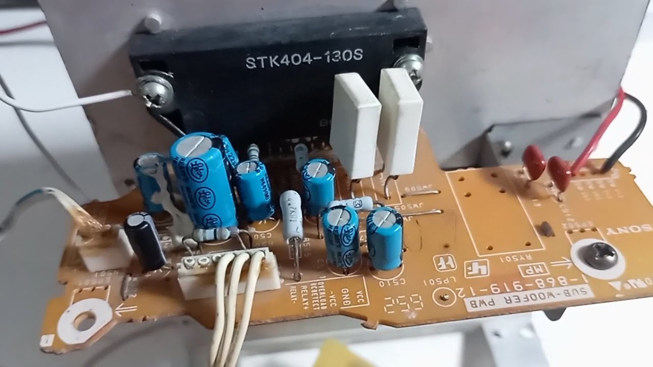 altavoz bluetooth casero usando el stk404-130s😱