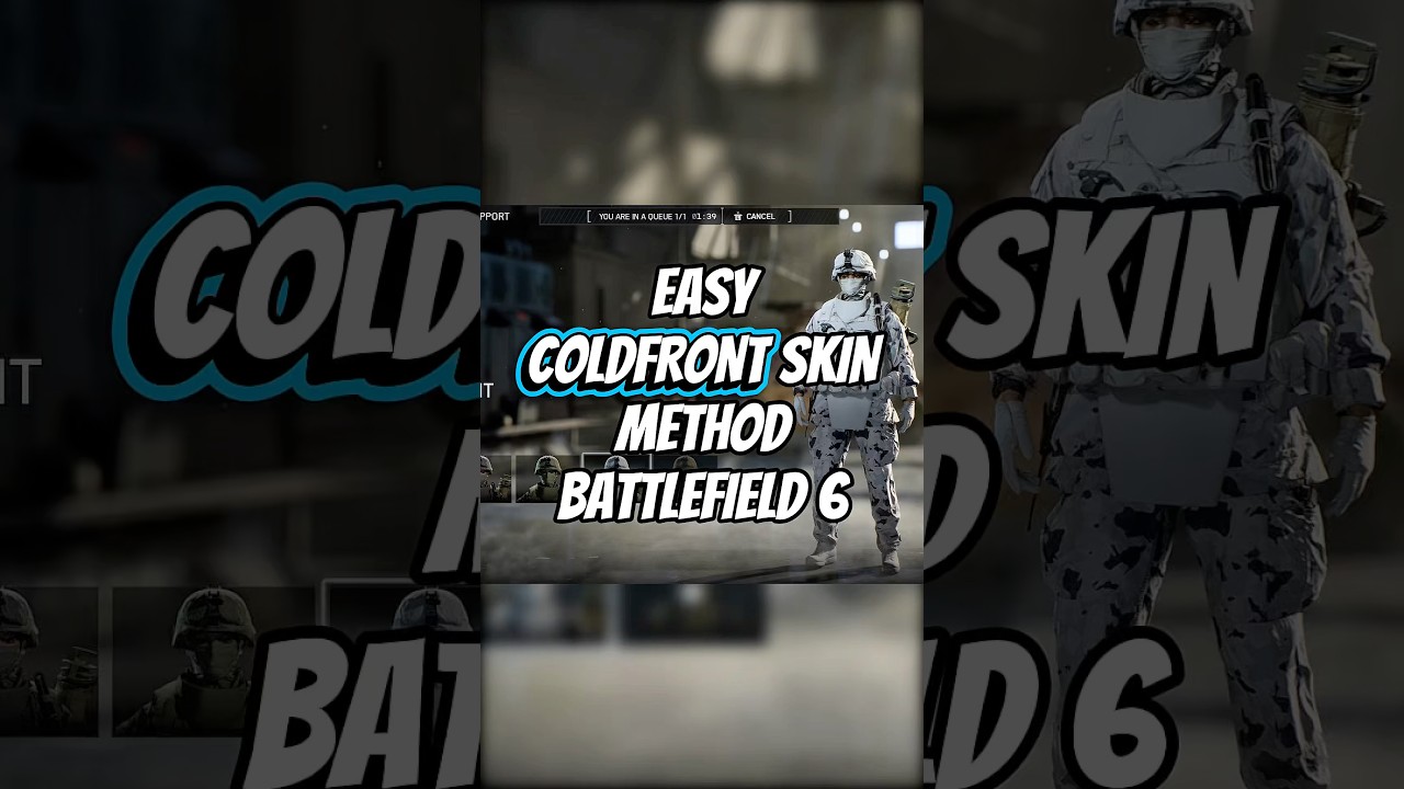 *COLDFRONT SKIN* Easy method to repair 3K vehicle damage in Battlefield 6 🥶 