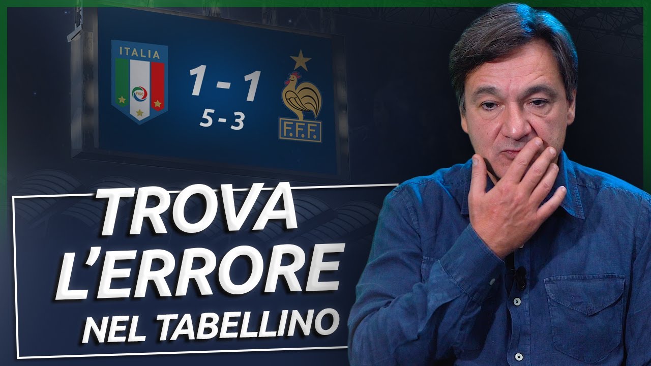 TROVA L' ERRORE nel tabellino - Mondiali Edition | Fabio Caressa