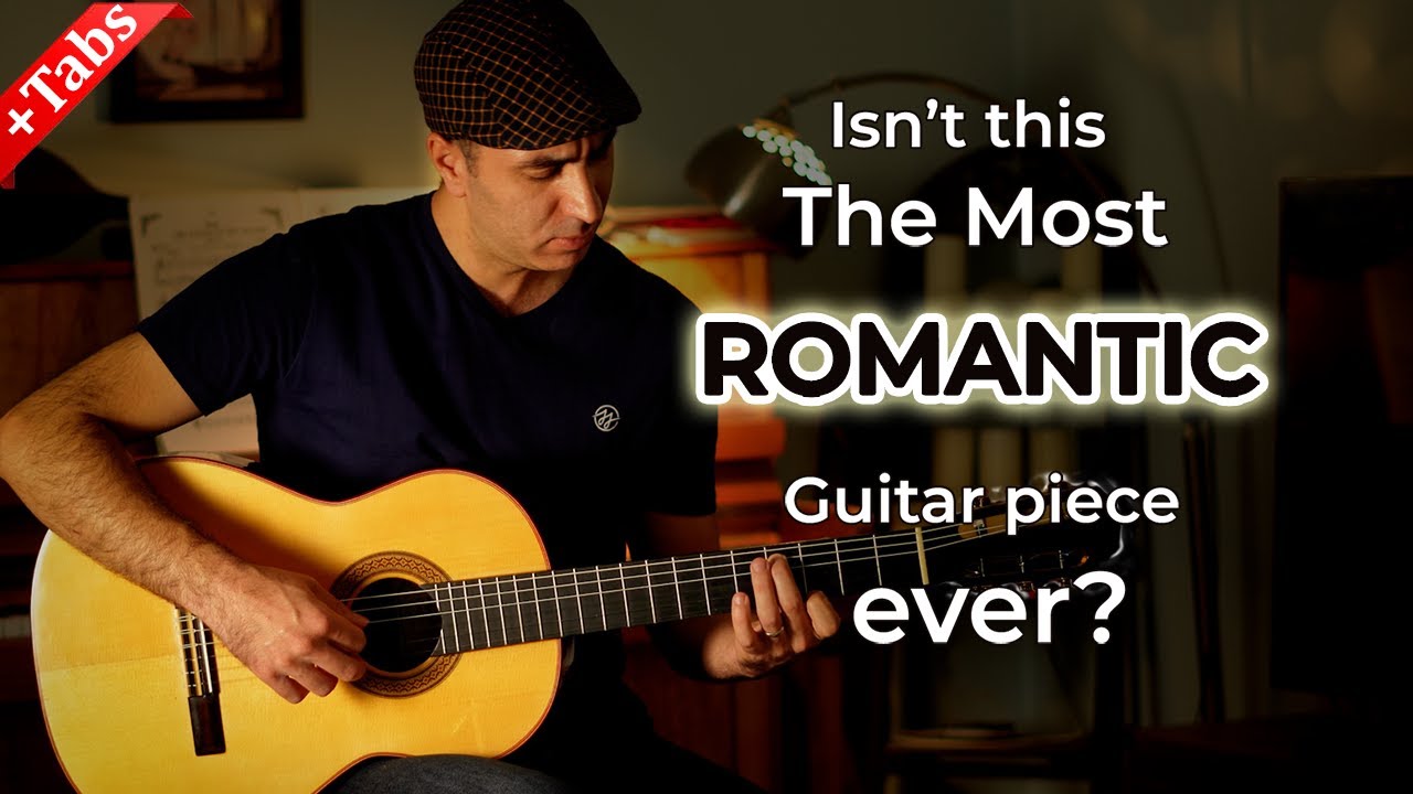 Evocación by José Luis Merlin | Romantic Guitar Performance + Tutorial (Slow Tabs)