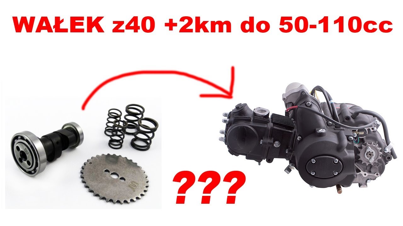 Sportowy wałek rozrządu z40 +2km do silnika FMB139 50/72/110cc? |  Najczęściej zadawane pytania #2