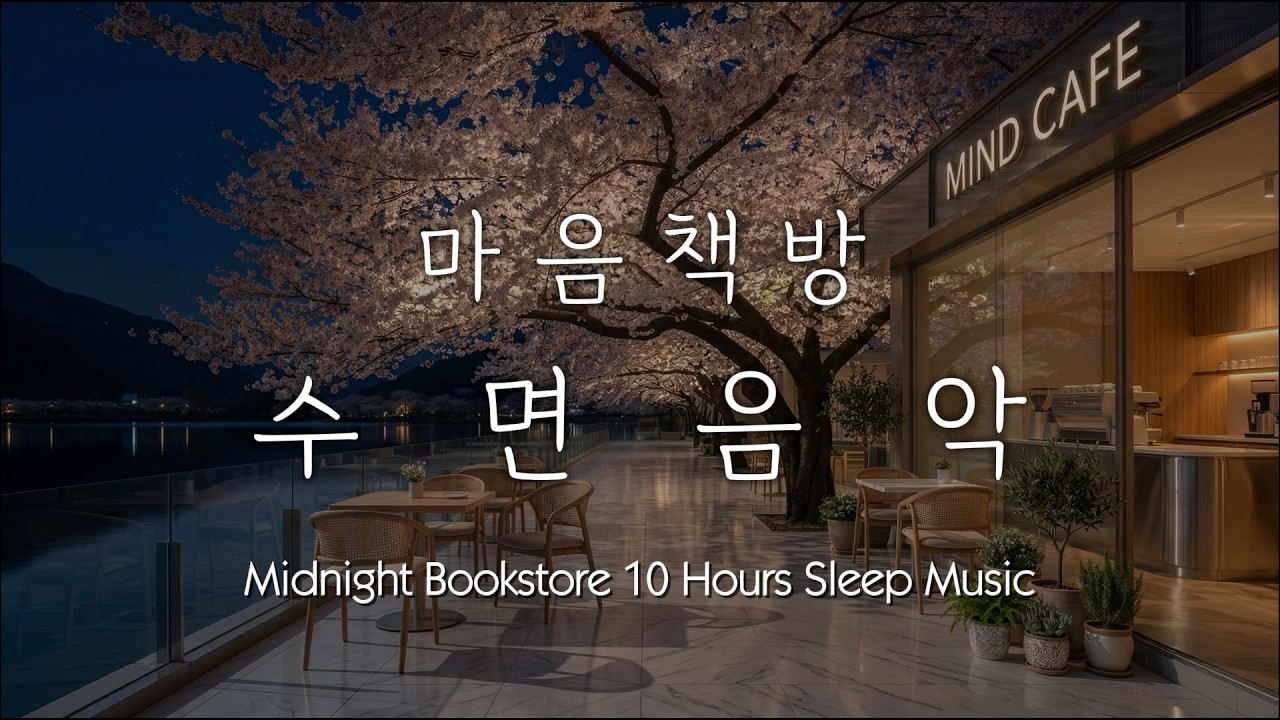 [🌙심야책방] 🛶 달빛 머문 호숫가, 밤바람에 실려 온 포근한 피아노 자장가 🎹 | Deep Sleep & Lakeside Night