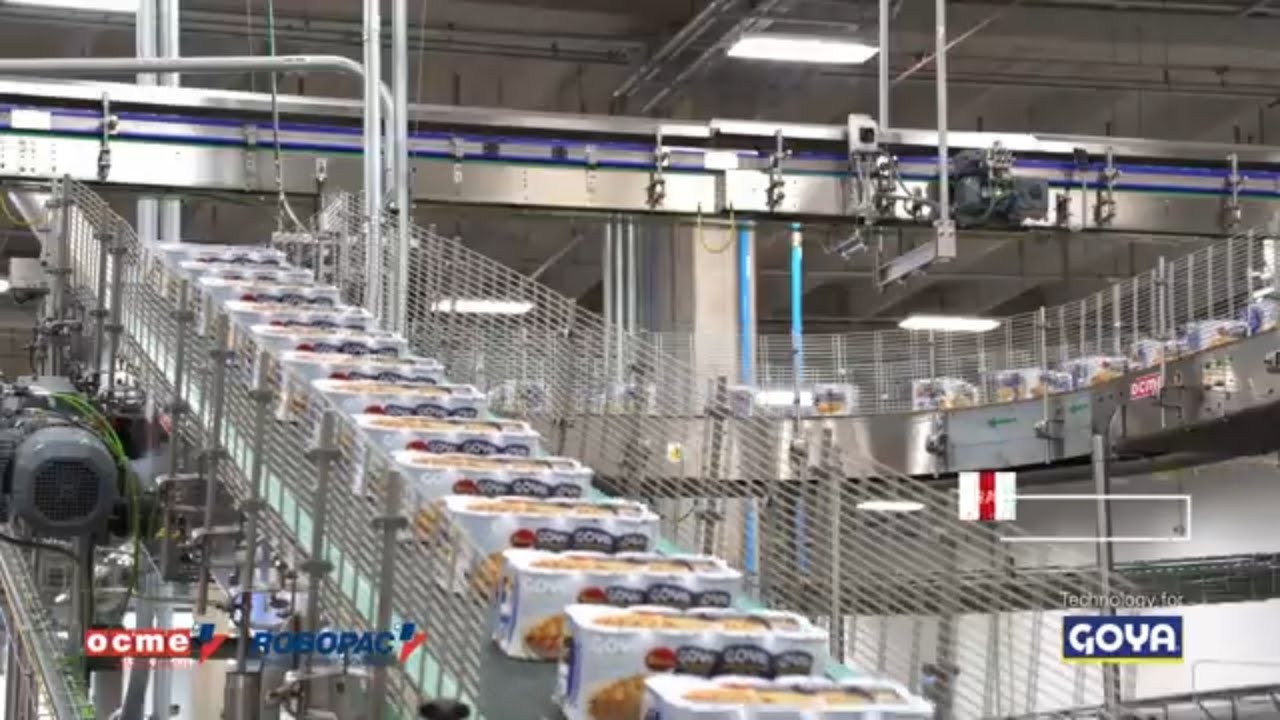 How canned food is made - End-of-line Solutions At Goya Factory In Texas - USA developed by OCME