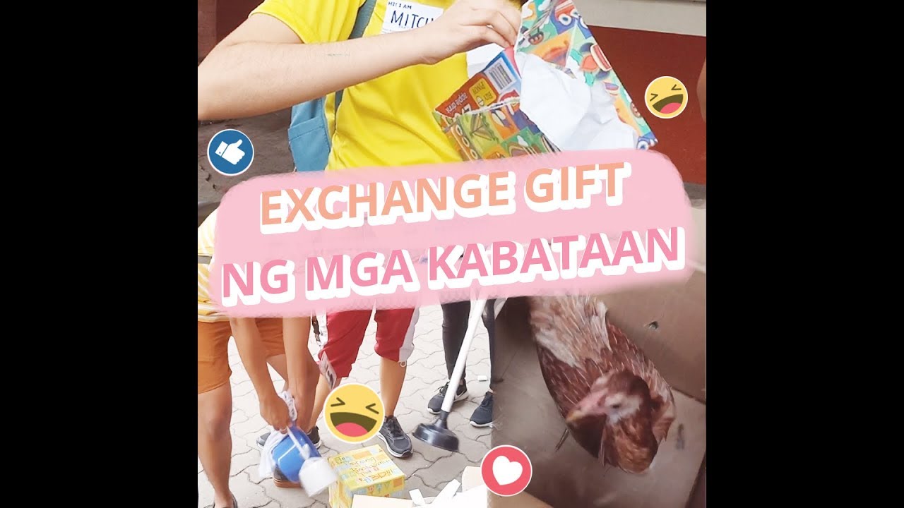 Funny exchange gift ng mga kabataan
