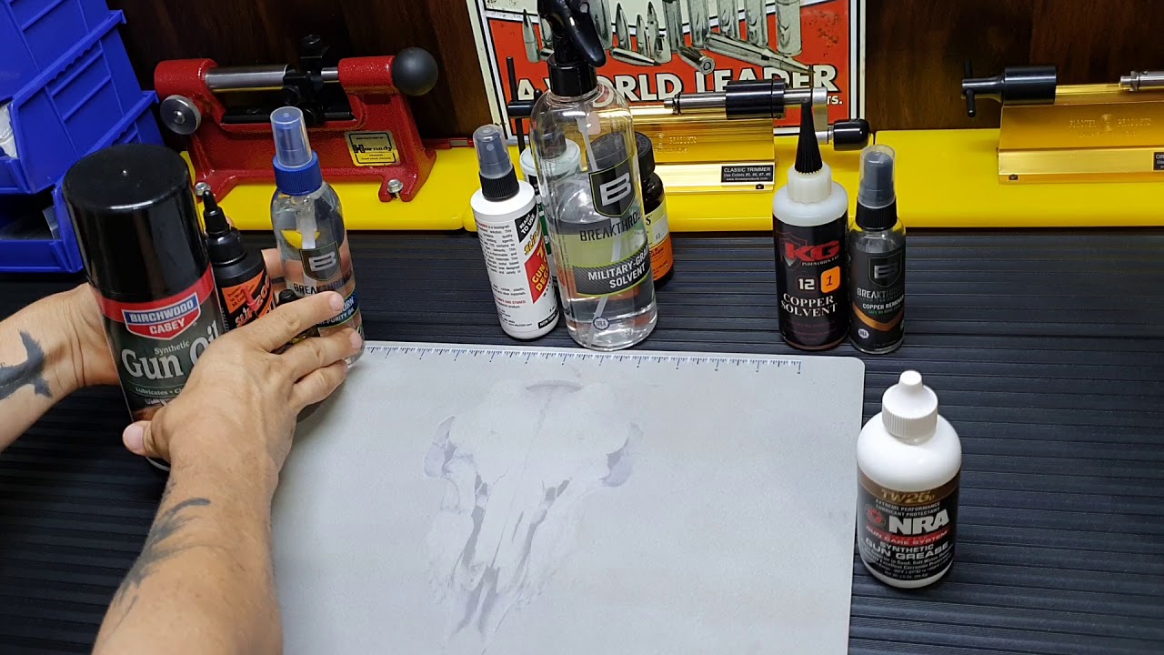 Como limpiar armas: parte 1 (solventes y lubricantes).