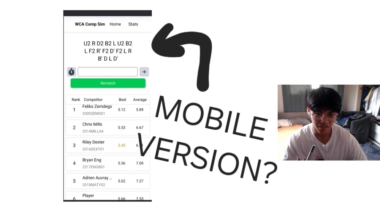 (NEW UPDATES) WCA Comp Sim Websitel