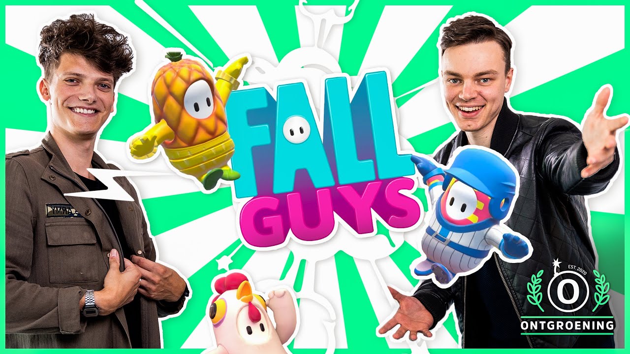 Fall Guys spelen op een MEGA scherm! / “Wat een ongelooflijk ROTSPEL!” - De Ontgroening