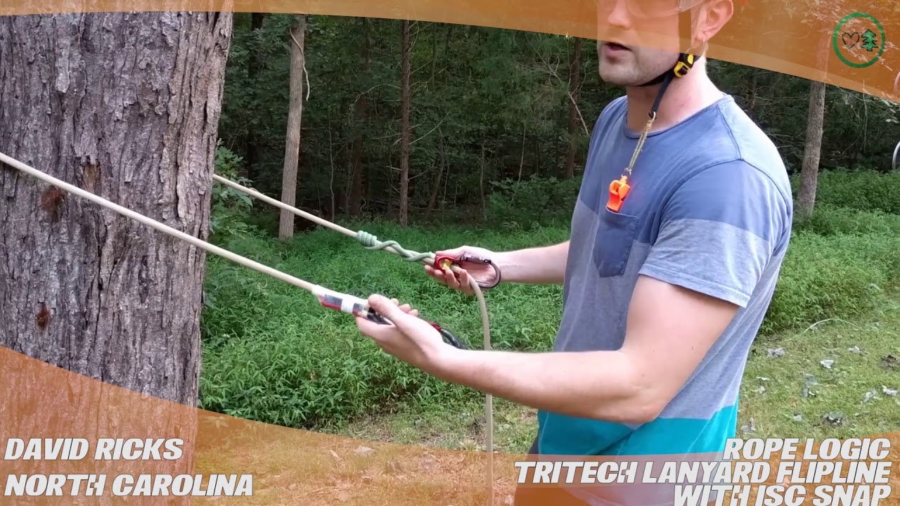 Rope Logic TriTech FlipLine with ISC Snaps - TreeStuff Customer David Ricks Review